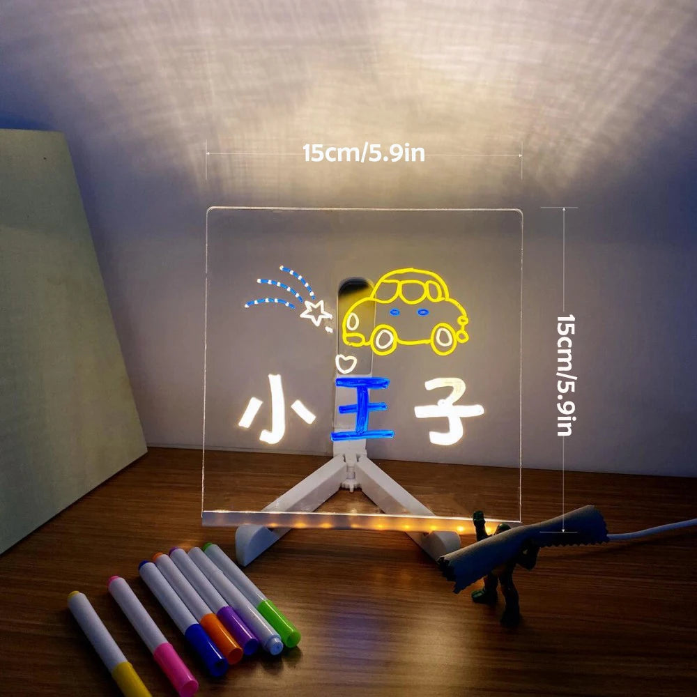 Ürün Başlığı:
Avela™ LED Işıklı Pano – Yaz, Sil, Parla!
Kısa Açıklama (Post):
Hayal gücünü ışıkla göster!
7 renkli kalem + USB ışık + sınırsız eğlence
Çocuklar ve hediyelik için mükemmel!
Sipariş: avelaus.com
